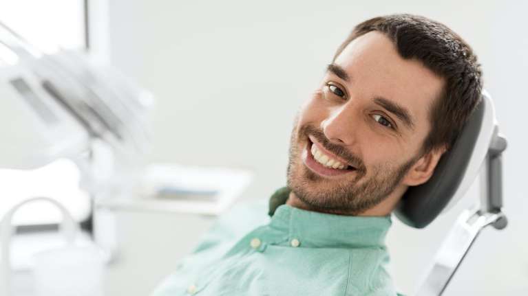 A patient getting Top-Quality Oral Exams and Teeth Cleaning in Burnaby, BC