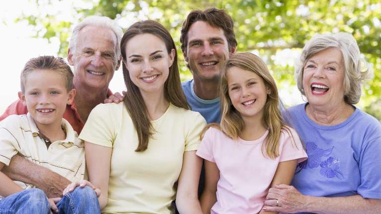 A happy family after dental check up at Central Park Dental Clinic