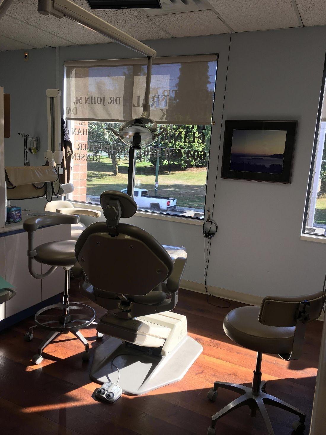 Dental chair in Central Park Dental Clinic