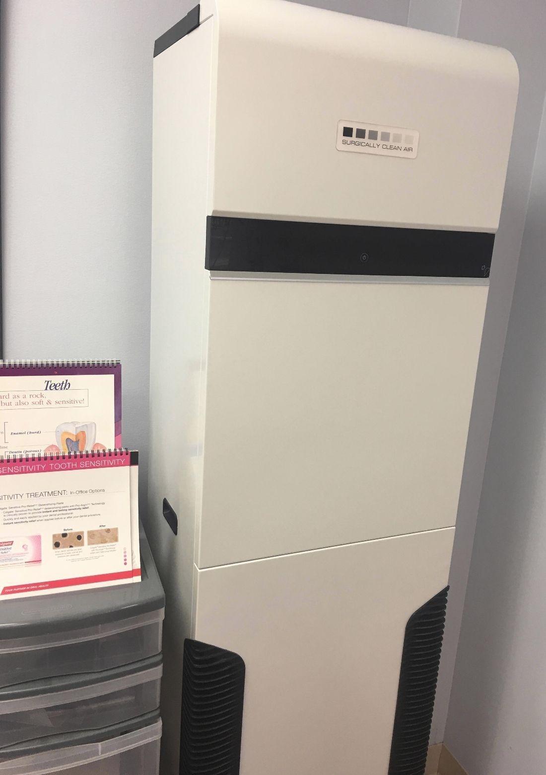 Surgically Clean Air Filtration System in Burnaby dental office